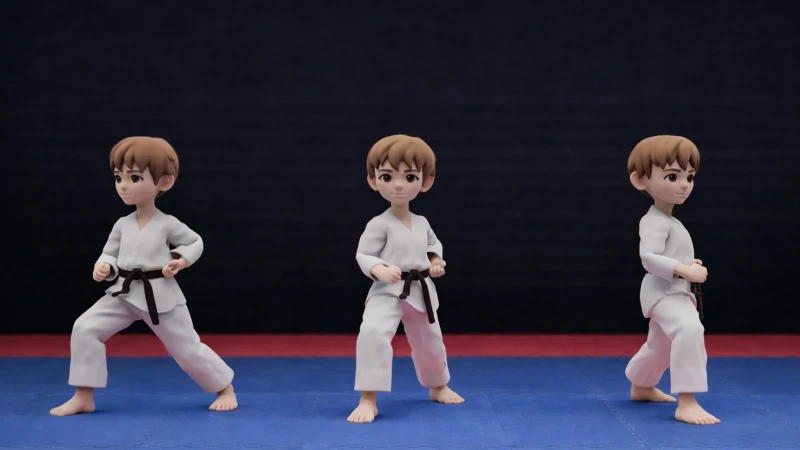 Forearm Low Block - Palmok Najunde Makgi