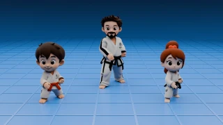 Knife-Hand Low Block (Kids)