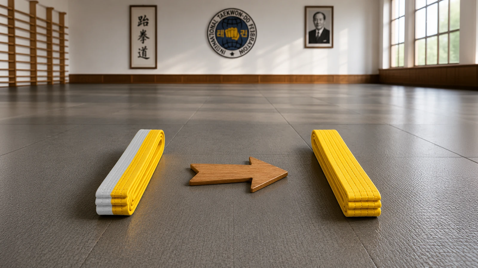 Yellow Stripe to Yellow